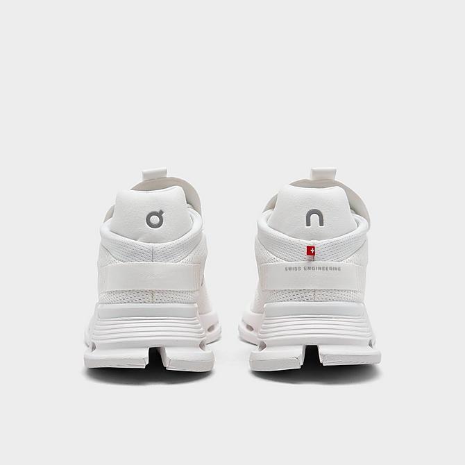 Pre-owned On Running Brand Cloud Cloudnova Undyed All White Women's Shoes 2024