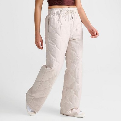 Nike Sportswear Essential High-Waisted Hem Padded Pants (Large)