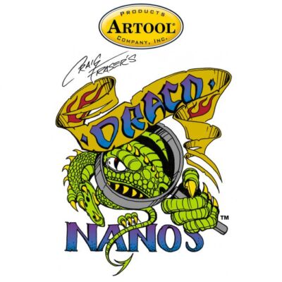 Iwata Artool Freehand Airbrush Stencil by Craig Fraser Nano Series Set ''Draco''