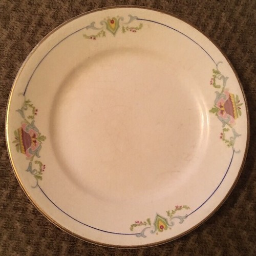 1927 RARE Homer Laughlin BASKET Design Lot Of 4 Bowls & 1 Bread plate Vintage