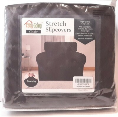 Easy going Stretchy Slip Cover For Chair Chocolate New Open Box 