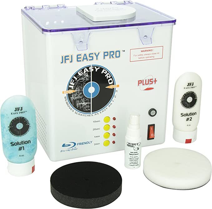 JFJ Easy Pro Disc CD DVD Repair Machine Lightweight Easy to Use Video Games