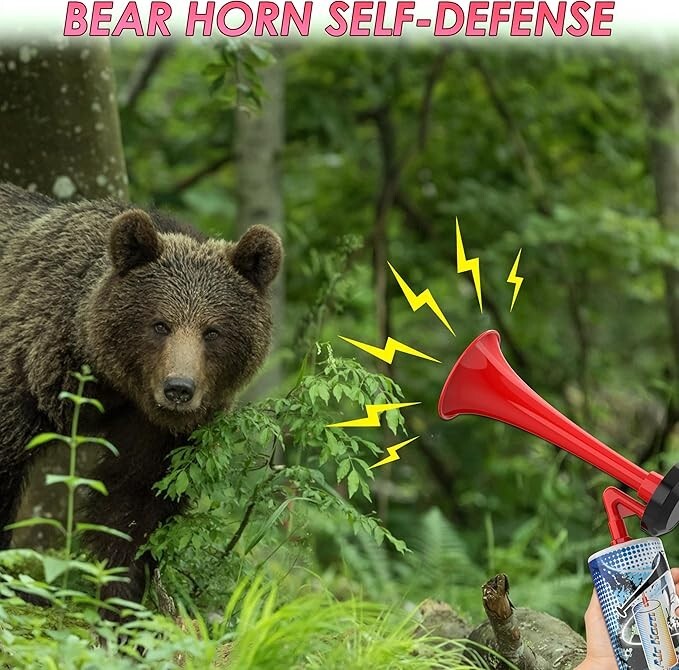 12 '' Air Horn Pump Hand Push Loud Noise Maker for Parties Sports Events Prank