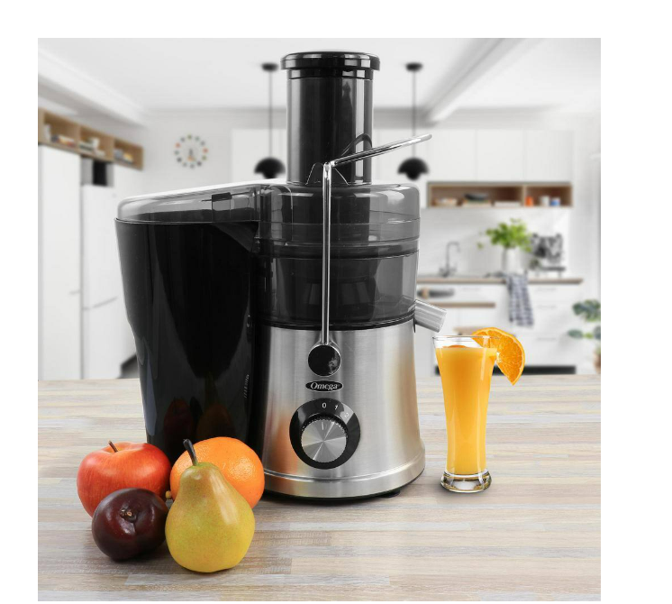 Omega Extra Large Chute High Speed Stainless Steel Centrifugal Juicer