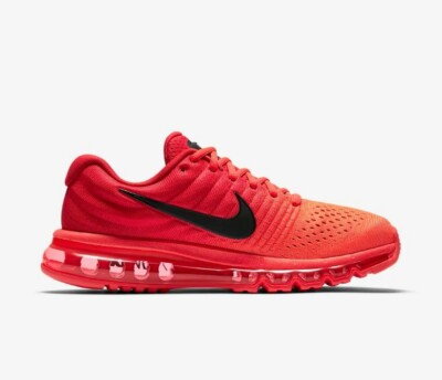NIKE AIR MAX 2017 CRIMSON RED 849559-602 MEN'S SIZES 11.5 & 13 NEW