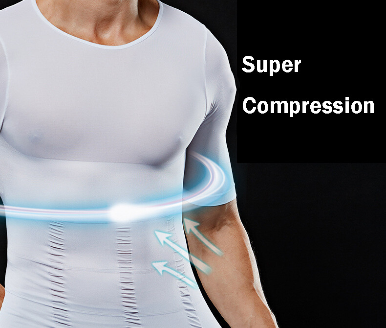 Men Slimming Compression Ultra Lift Chest Corset Body
