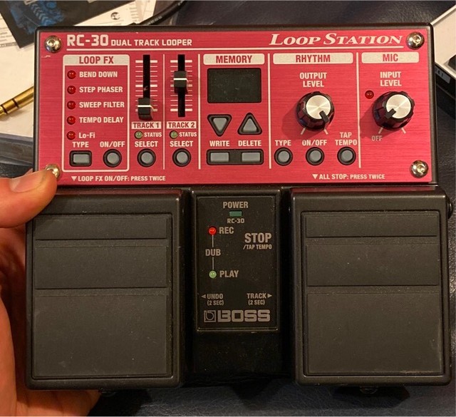 Boss RC30 loop station guitar pedal with FS-6 | Guitars & Amps