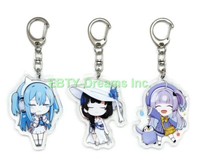 Set of 3 Goddess Nikke Acrylic Keychain Aquamarine Helm, Bay Goddess Mary, Rei