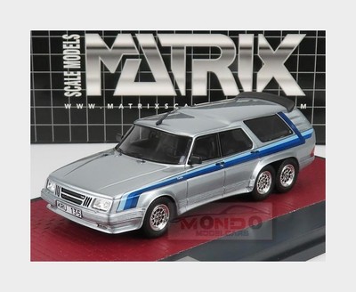 1:43 MATRIX Saab 906 Turbo Concept 1984 Silver Met MX41801-042 Model