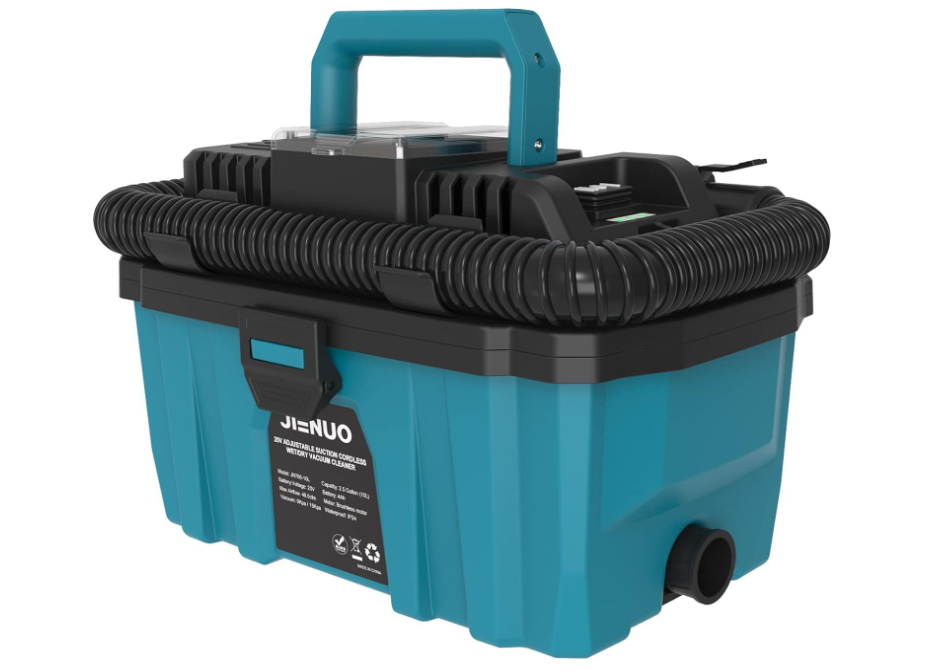 JIENUO Cordless Shop Vac Compatible with Makita 18V Battery, 2.5 Gallon