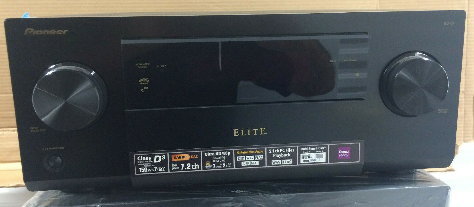 AVアンプ　AVレシーバー　パイオニア　ELITE Pioneer Elite SC-81 Av Network Receiver 7.2 | eBay