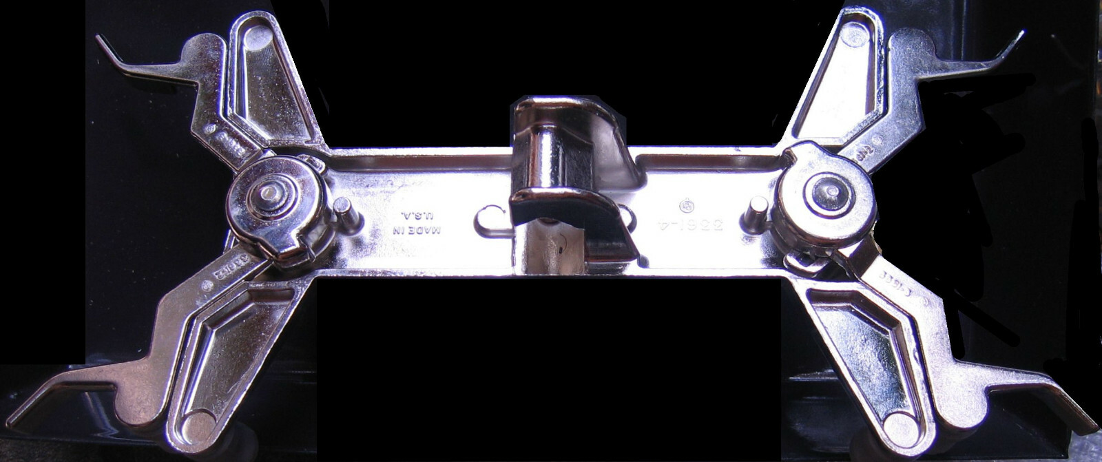 Labor Alu Stativklemme für 2 Büretten Fisher 3361-4 Castaloy Buret Clamp neu