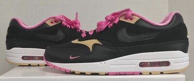NIKE AIR MAX 1 ID BY YOU KID ROBOT INSPO BLACK PINK TAN SZ 7.5 FJ8893-900 (#54