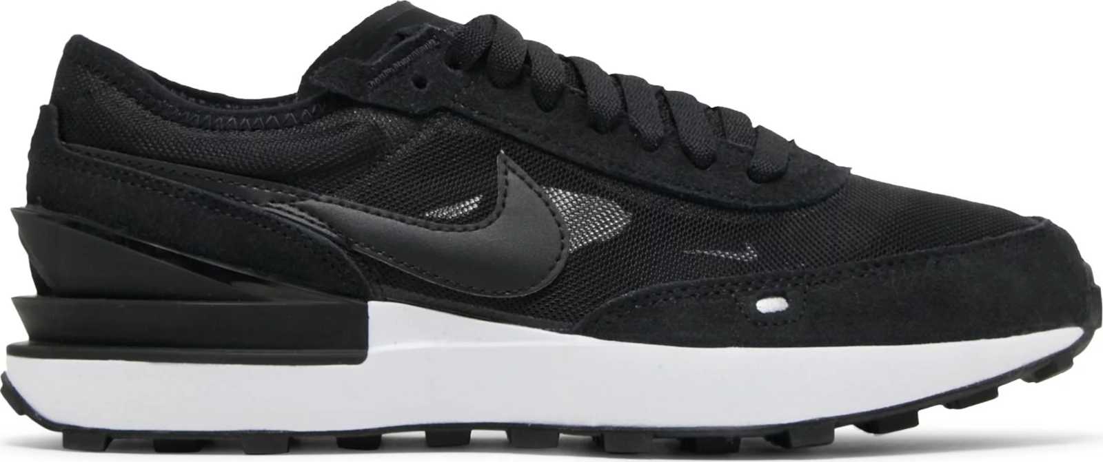 

Кроссовки Nike Waffle One GS, черные, белые, оранжевые, DC0481-001, 7 лет, Черный