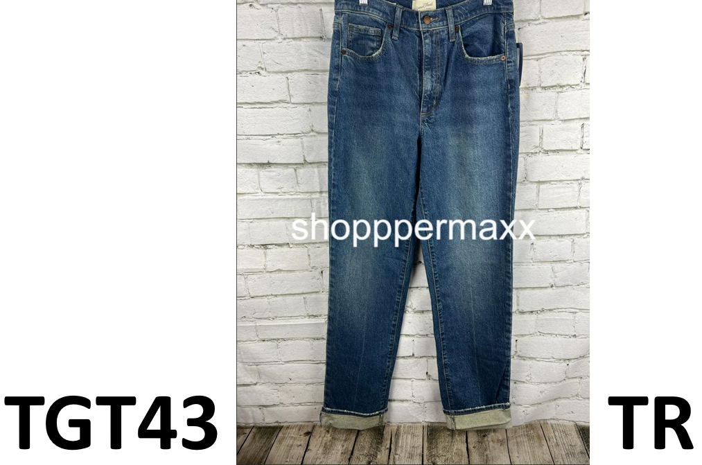 Women's High-Rise 90's Straight Jeans - Universal Thread, Dark Wash, Size 8