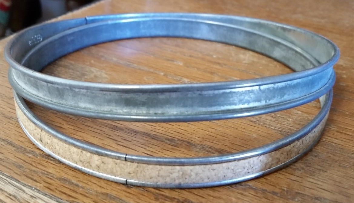 Vintage Gibbs Metal Spring Embroidery Hoop -5