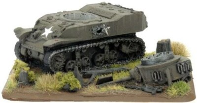 Пламя войны уничтожило американца Стюарта Объективный маркер FOW XX523