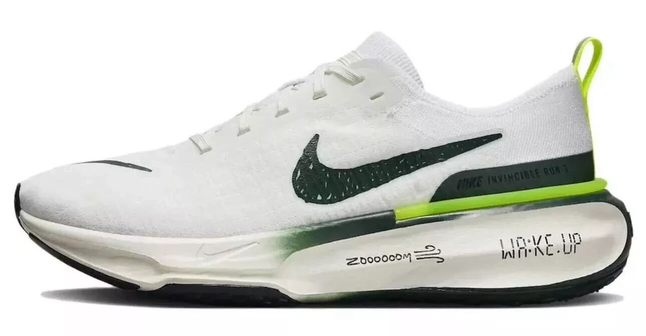 Nike ZoomX Invincible Run FK 3 Pro Green Sail Black Sneaker FZ4018-100 Mens Size