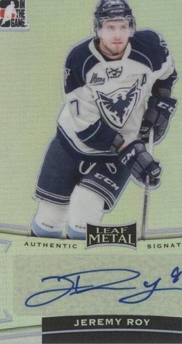 2014-15 In The Game Leaf Metal - Jeremy Roy #BA-JR1