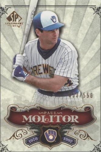 2006 SP Legendary Cuts - Paul Molitor #107