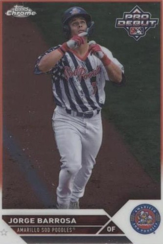 2023 Topps Pro Debut - Jorge Barrosa #PDC-21