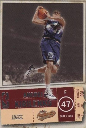 2004-05 Fleer Authentix - Andrei Kirilenko #4