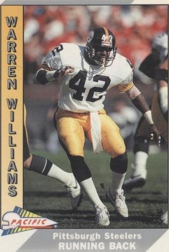 1991 PACIFIC WARREN WILLIAMS PITTSBURGH STEELERS #435 | eBay