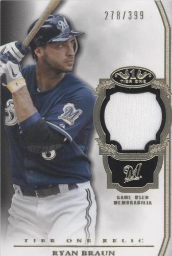 2013 Topps Tier One - Ryan Braun #TOR-RB