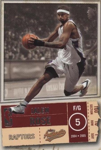 2004-05 Fleer Authentix - Jalen Rose #64