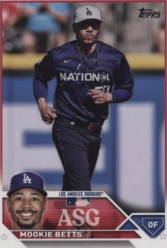Mookie Betts RARE Dodgers Vintage Uniform Series 5 Jumbo