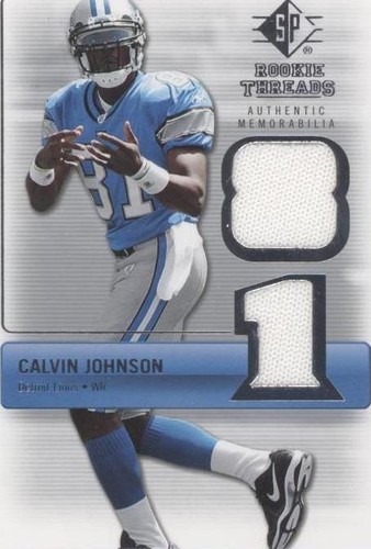 2007 SP Rookie Threads Calvin Johnson #RT-CJ