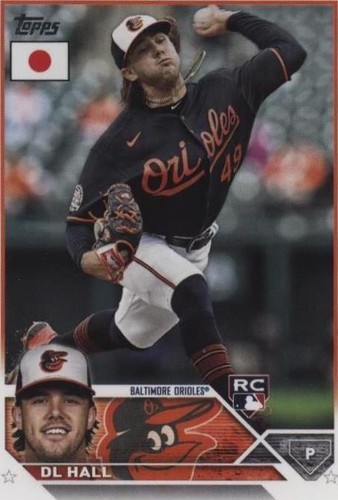 【特価】topps Japan  edition 2023 DL HALL 25 DL Hall RC 2023 Topps Topps Japan Edition #145 Orioles | eBay