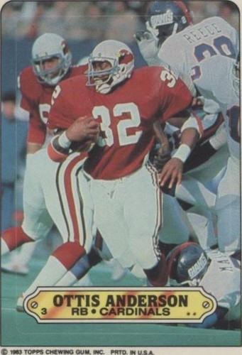 1983 Topps Ottis Anderson #3