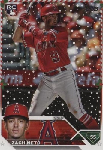 2023 Topps Holiday - Zach Neto #H140