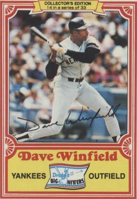 Topps Drake's Big Hitters 1981 - Dave Winfield #14