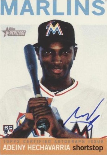 2013 Topps Heritage - Adeiny Hechavarria #ROA-AHE