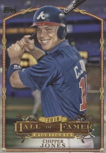 2018 Topps Update Series - Chipper Jones #HFH-2
