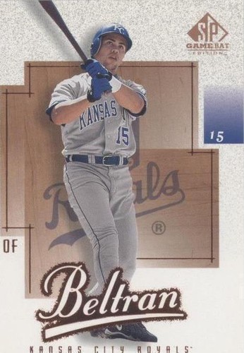 2001 SP Game Bat Edition - Carlos Beltran #29