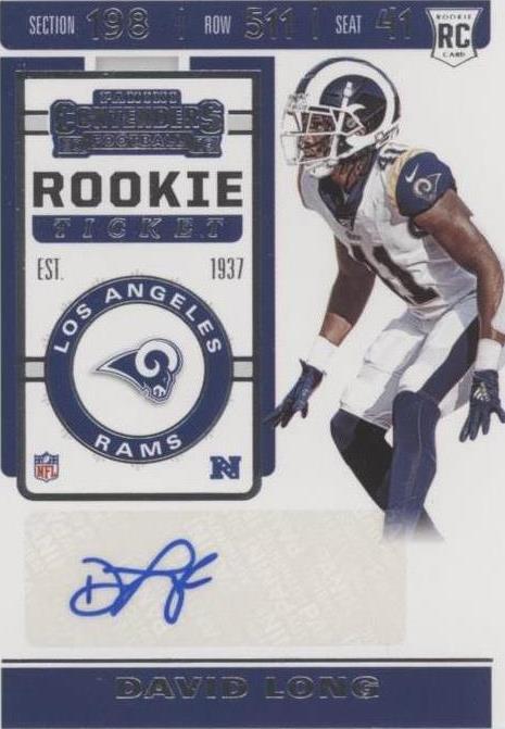 2019 Panini Contenders David Long #175