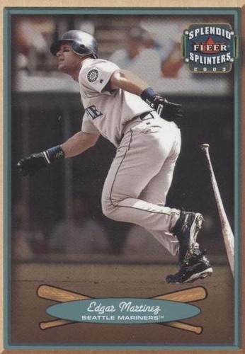 2003 Fleer Splendid Splinters - Edgar Martinez #64