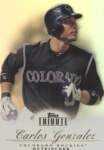 2012 Topps Tribute - Carlos Gonzalez #25
