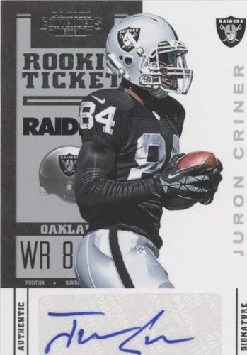 2012 Panini Contenders Juron Criner #150