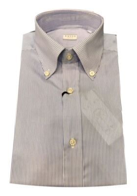 NWT  XACUS  TAILOR MILLERIGHE SHIRT  X2.31141.507ML2X059 BLUE