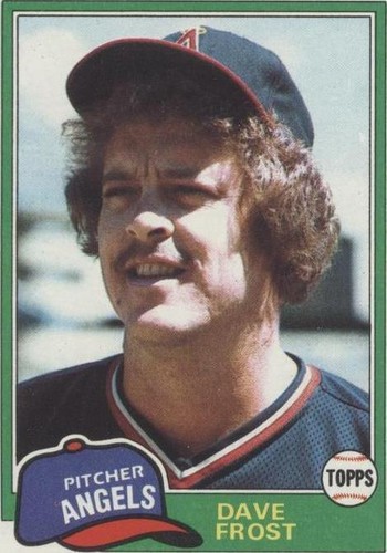 1981 Topps - Dave Frost #286