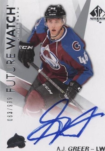 2016-17 SP Authentic - A.J. Greer #189