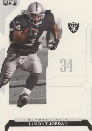 2006 Playoff NFL Playoffs LaMont Jordan #34