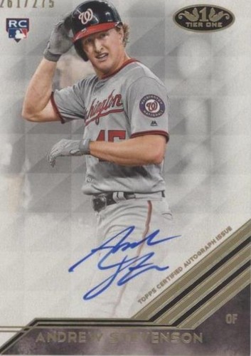 2018 Topps Tier One - Andrew Stevenson #BA-AS