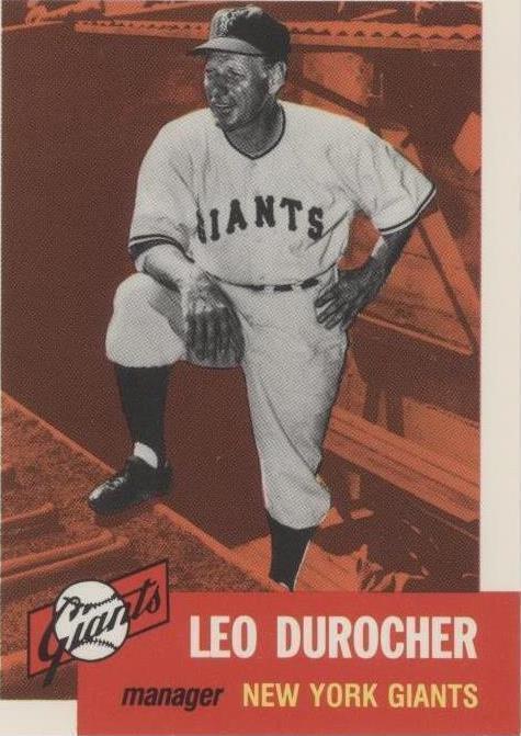 1991 Topps Archives The Ultimate 1953 Set - Leo Durocher #309