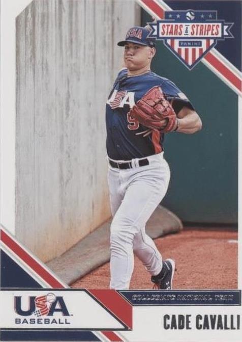 2020 Panini USA Baseball Stars & Stripes - Cade Cavalli #86