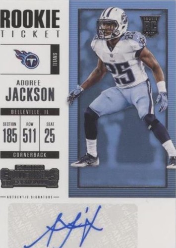 2017 Panini Contenders Adoree' Jackson #118